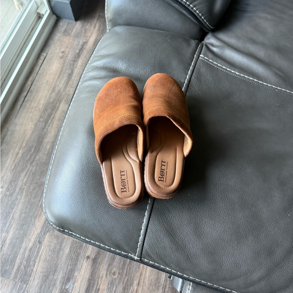 Born Women's Brown Slip-On Slippers